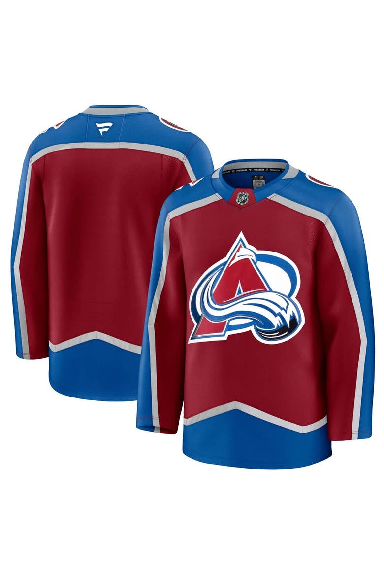 Men's Fanatics Burgundy Colorado Avalanche Home Premium Jersey, Main, color, Burgundy