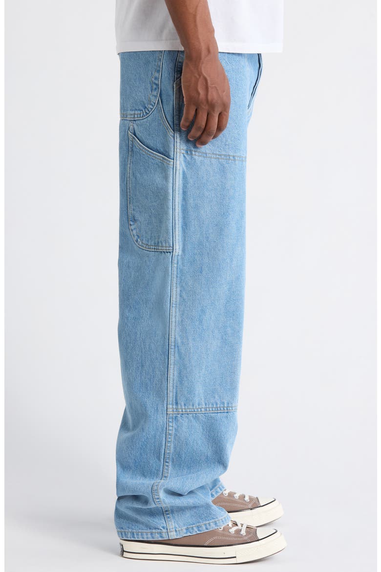 Straight Leg Jeans, Alternate, color, LIGHT WASHED INDIGO