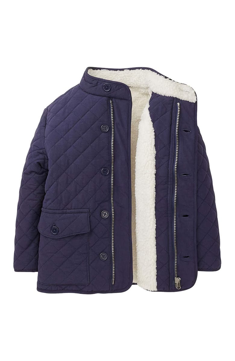 Hope & Henry Boys' Quilted Field Jacket with Faux Shearling, Kids, Alternate, color, 