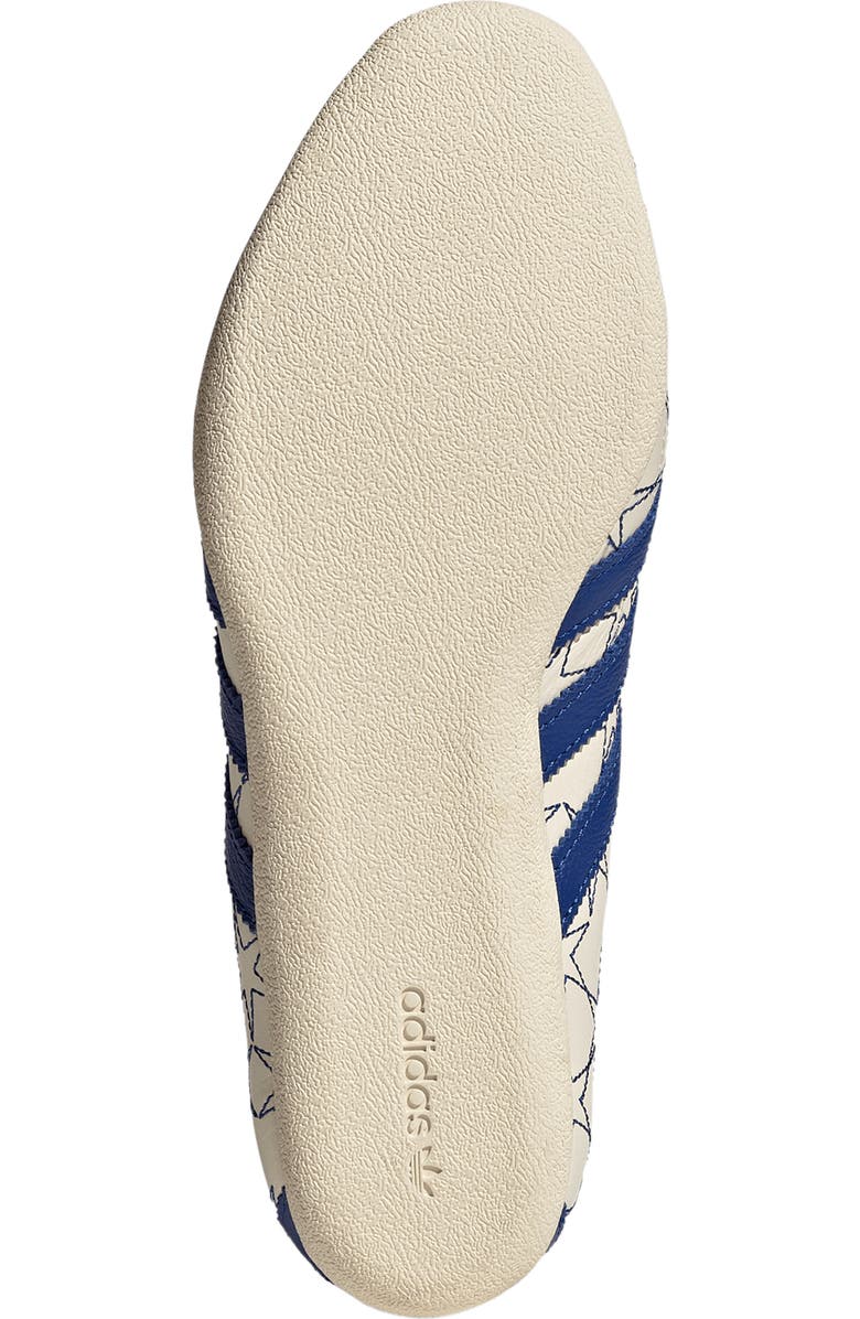 adidas Tokyo Embroidered Low Top Sneaker, Alternate, color, Cream White/ Royal/ Gold