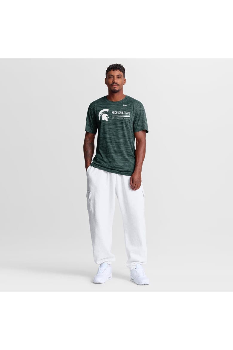 Men's Nike Green Michigan State Spartans Sideline Velocity Dri-FIT T-Shirt, Alternate, color, Green