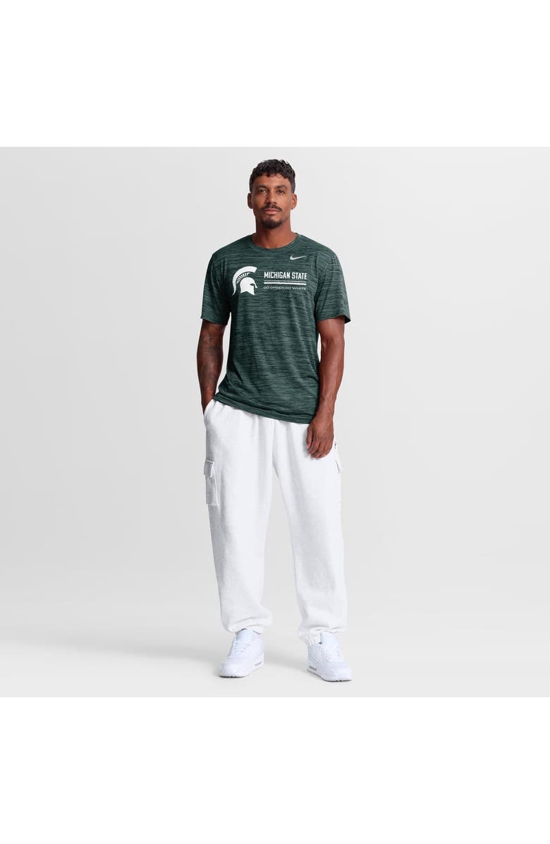 Nike Men's Nike Green Michigan State Spartans Sideline Velocity Dri-FIT T-Shirt, Alternate, color, Green