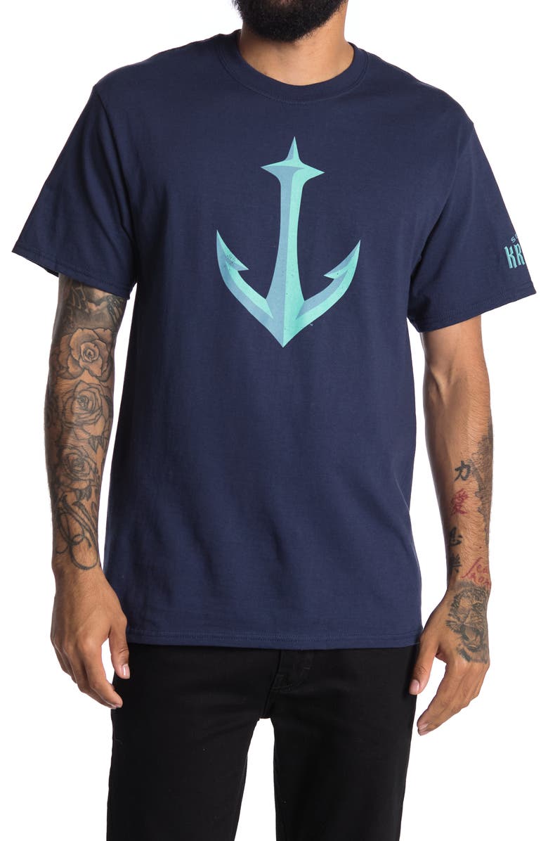 American Needle NHL Seattle Kraken Logo T-Shirt, Main, color, 