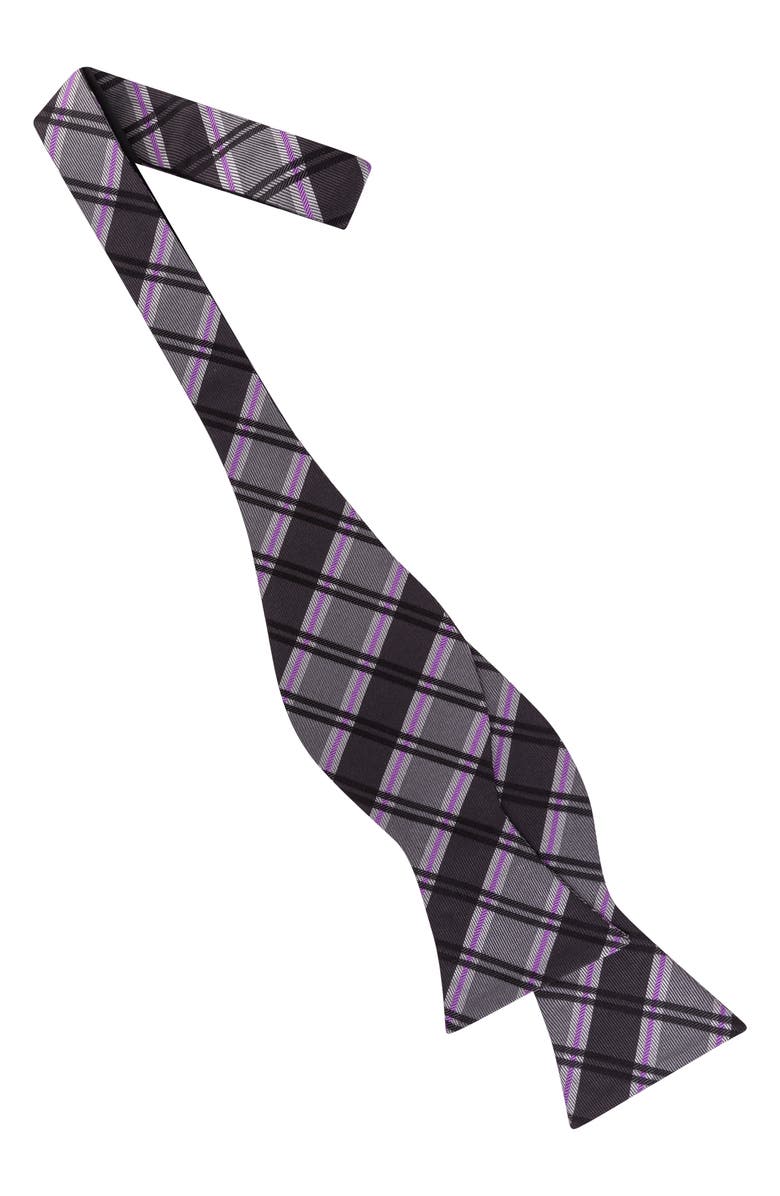 Ted Baker London Plaid Silk Bow Tie, Alternate, color, 