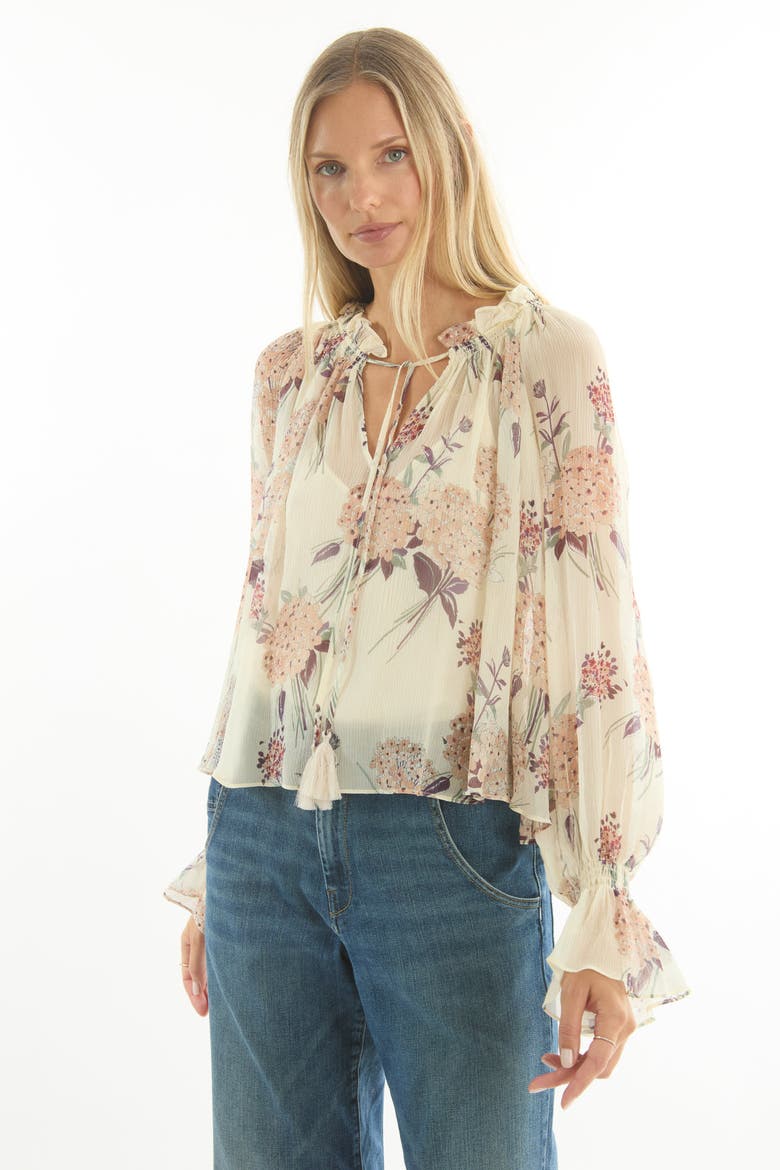Katerina Blouse, Alternate, color, Vintage Corsage
