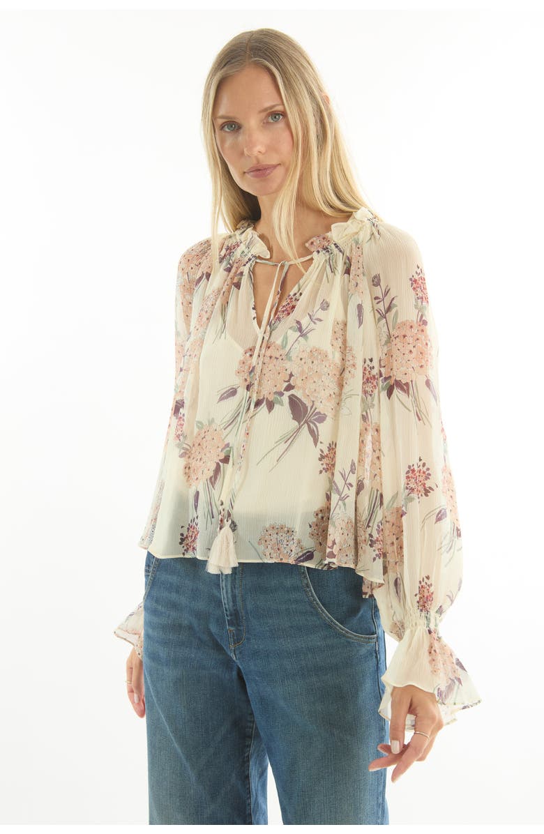 SECRET MISSION Katerina Blouse, Alternate, color, Vintage Corsage