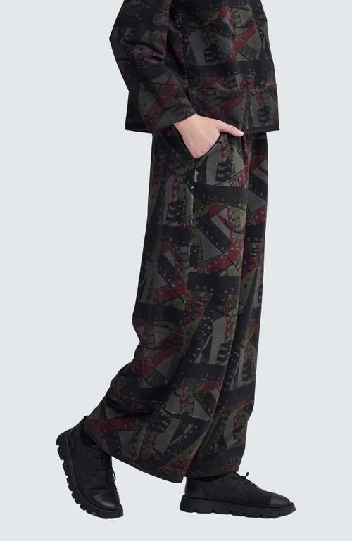 Luukaa Fiona Voluminous Balloon Pants In Multi