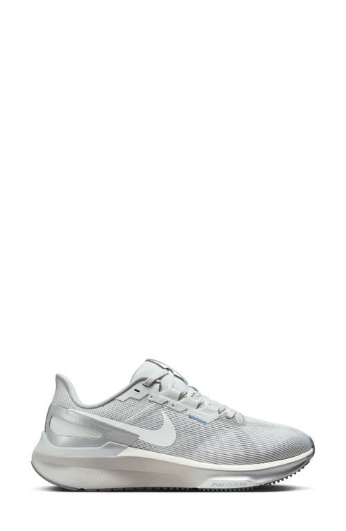 Nike Air Zoom Structure 25 Road Running Shoe In Gray