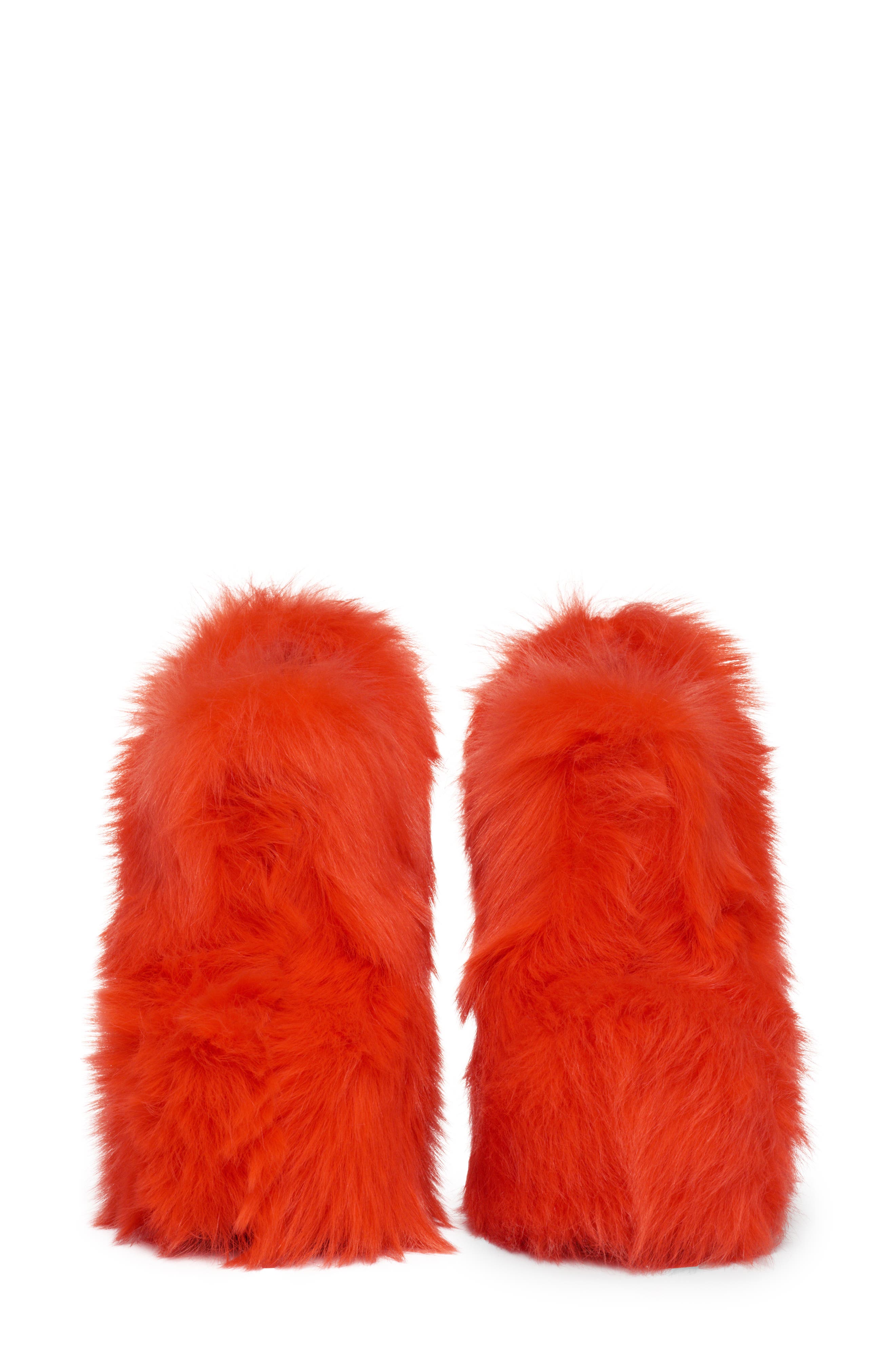 Bottega Veneta Show Genuine Shearling Wedge Pump, Alternate, color, 