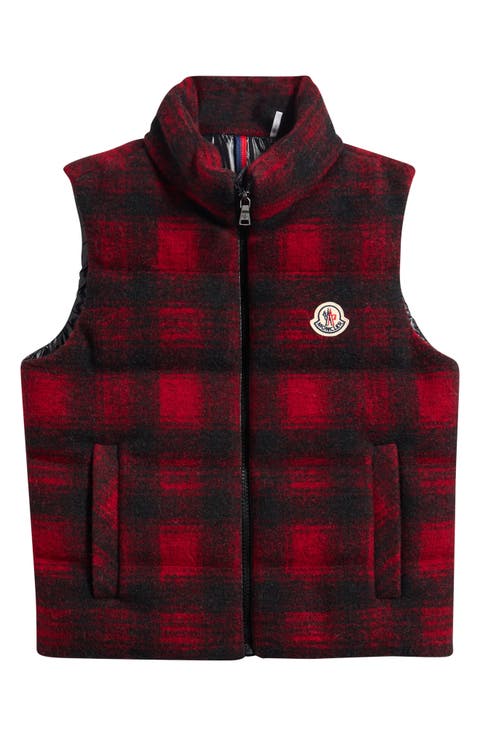 Kids' Laotari Plaid Down Vest