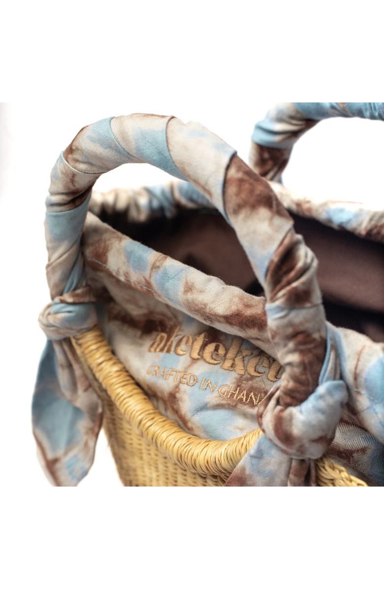 Aketekete Butterfly Bag Small, Alternate, color, Natural W/ Light Blue