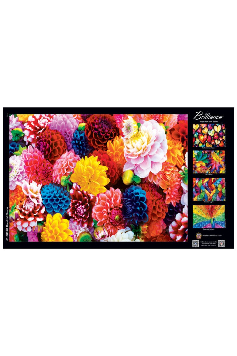 Beautiful Blooms 500 Piece Jigsaw Puzzle, Alternate, color, Multicolor