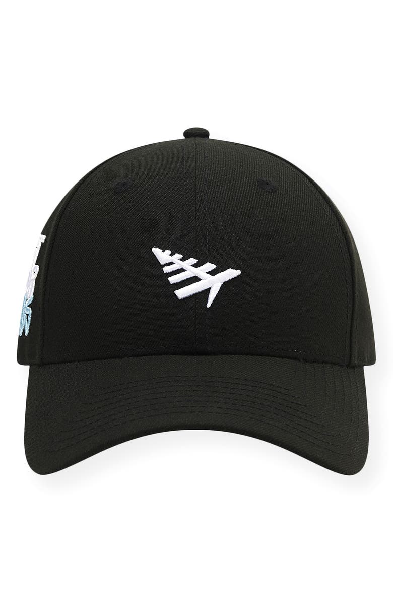 PAPER PLANES x Ron Draper Icon II Dad Twill Hat, Main, color, Black