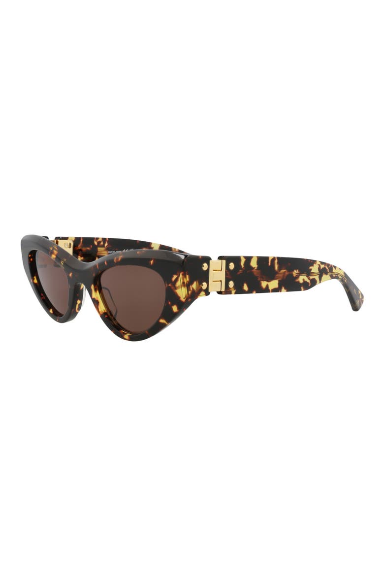 49mm Cat Eye Sunglasses, Alternate, color, HAVANA HAVANA BROWN