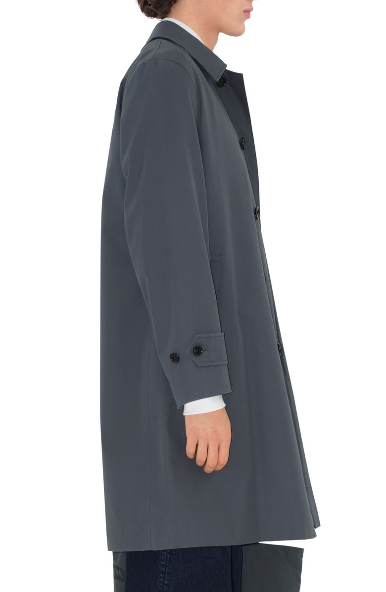 Burberry Cotton Gabardine Car Coat, Alternate, color, Magnet