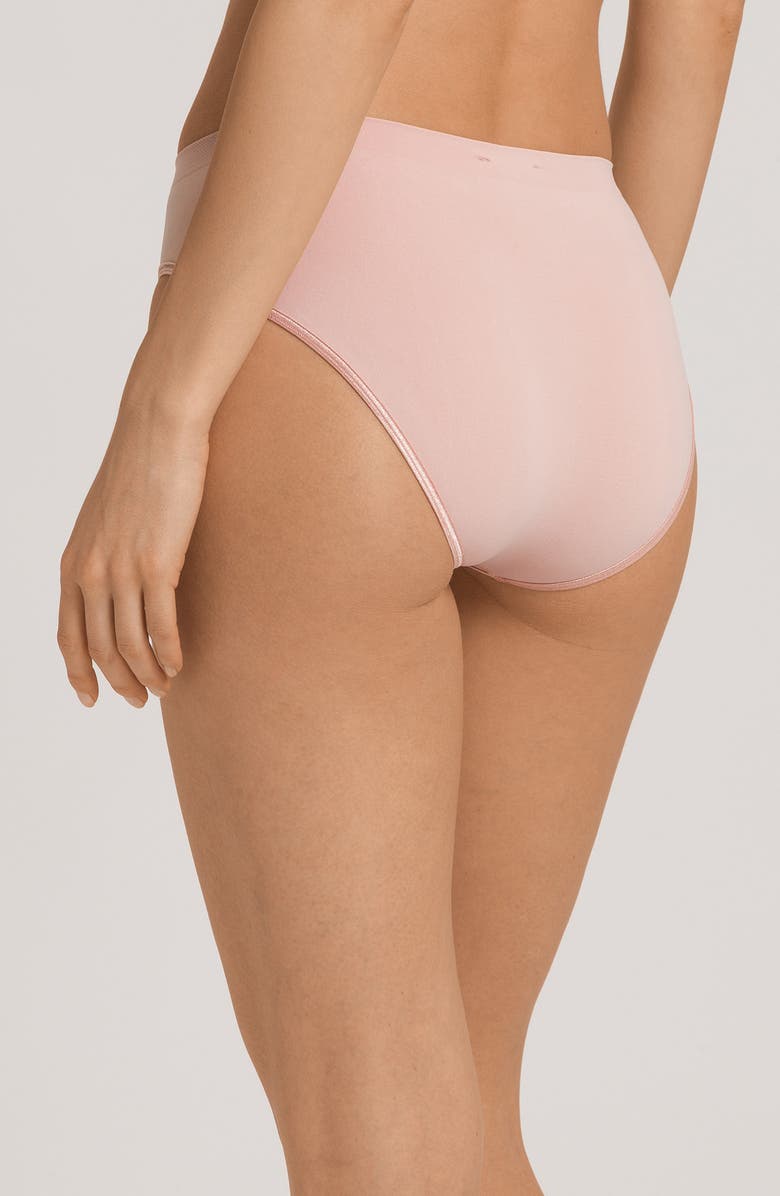 Hanro Touch Feeling High Cut Briefs, Alternate, color, Blush