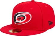 New Era Men's New Era Red Carolina Hurricanes Core 59FIFTY Fitted Hat
