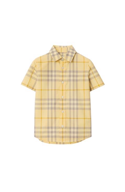 Check Cotton Shirt