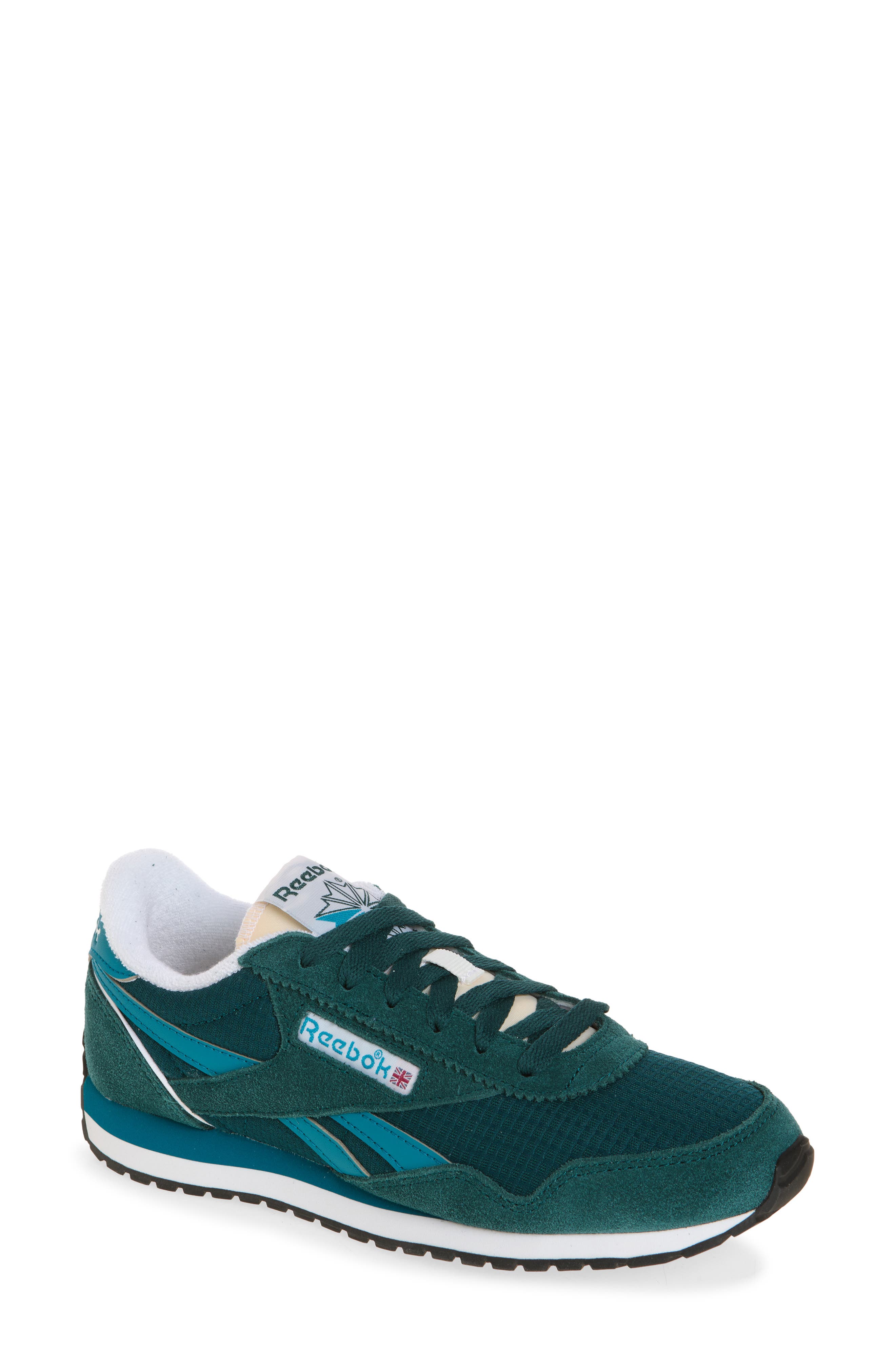 Classic AZ Sneaker, Main, color, GREEN TEAL WHITE