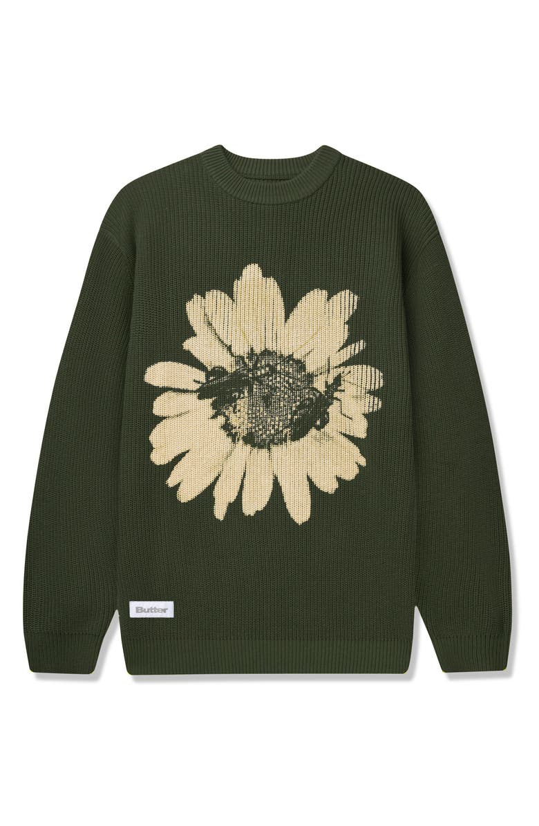 Butter Goods Sunflower Cotton Sweater, Main, color, 