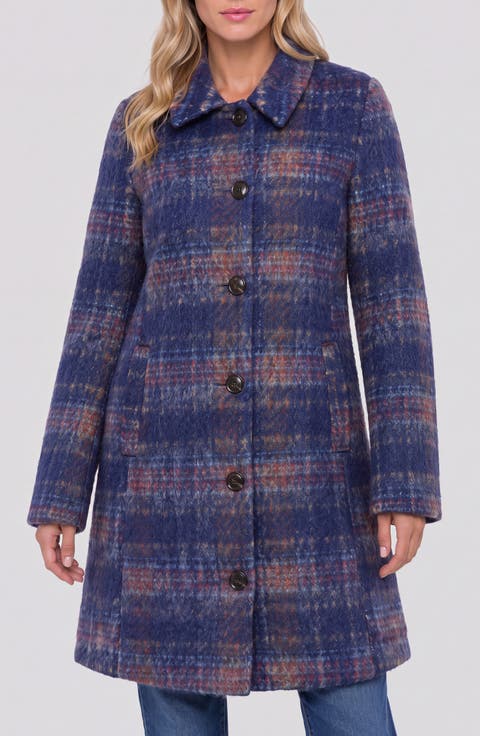 Plaid Swing Coat