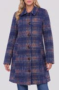 Liverpool Los Angeles Plaid Swing Coat