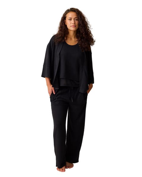 Waffle Maternity and Nursing Three-Piece Lounge Set