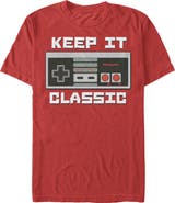 NINTENDO Men's Nintendo NES Classic Controller Graphic Tee