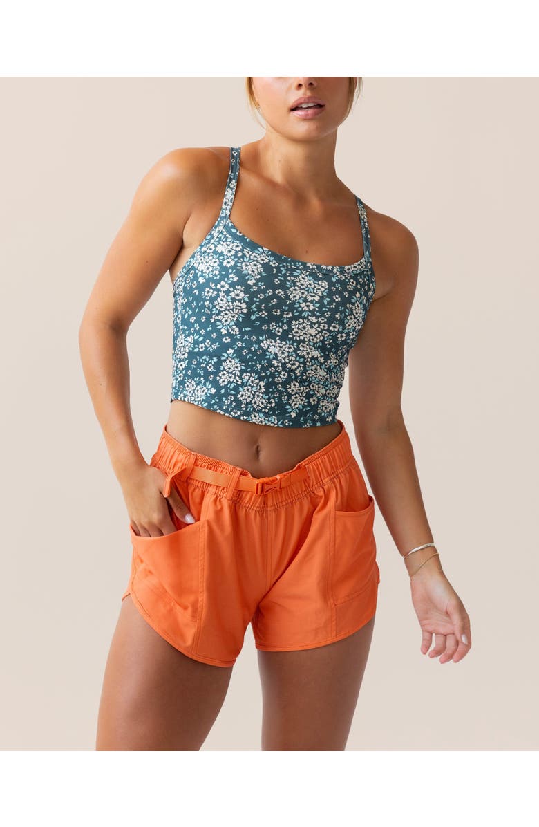 Nani Longline Bra, Main, color, Wild Flower