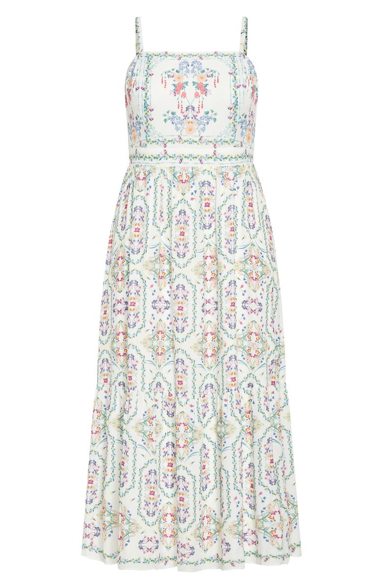 City Chic Mira Print Sleeveless Maxi Dress, Alternate, color, Print