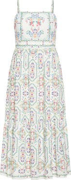 City Chic Mira Print Sleeveless Maxi Dress