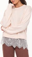 Petal & Pup Mabel Lace Trim Sweater