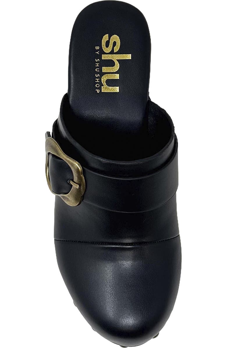 SHUSHOP Lucy Platform Clog, Alternate, color, Black