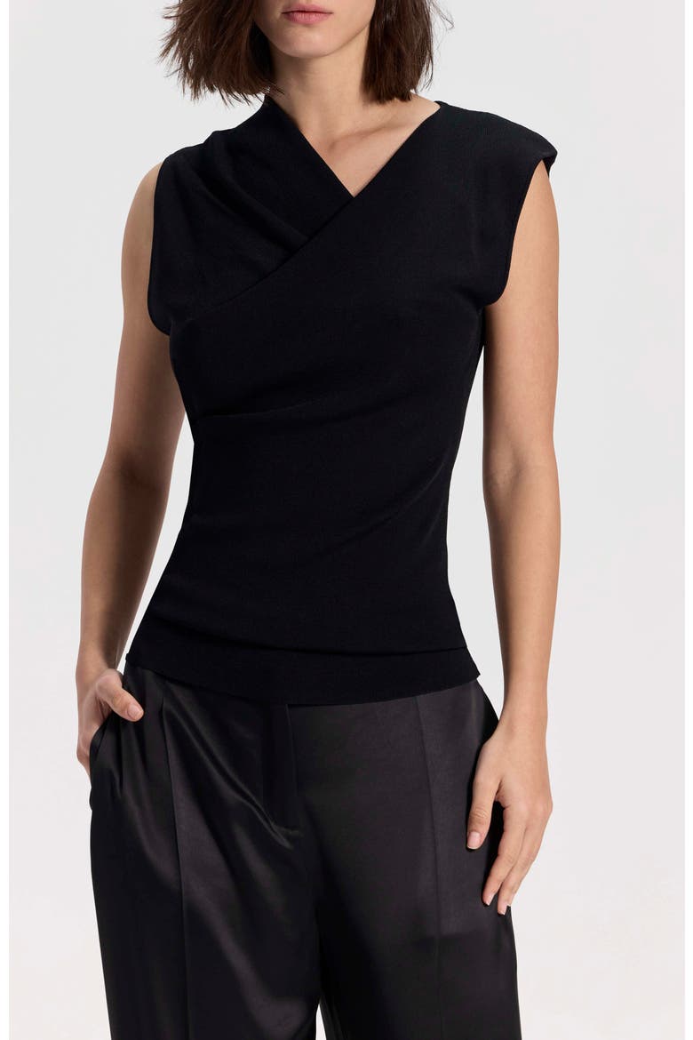 Asymmetric Tank Top, Main, color, Black