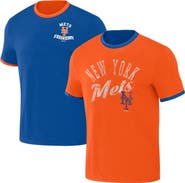 Darius Rucker Collection by Fanatics Men's Darius Rucker Collection by Fanatics Royal/Orange New York Mets Two-Way Ringer Reversible T-Shirt