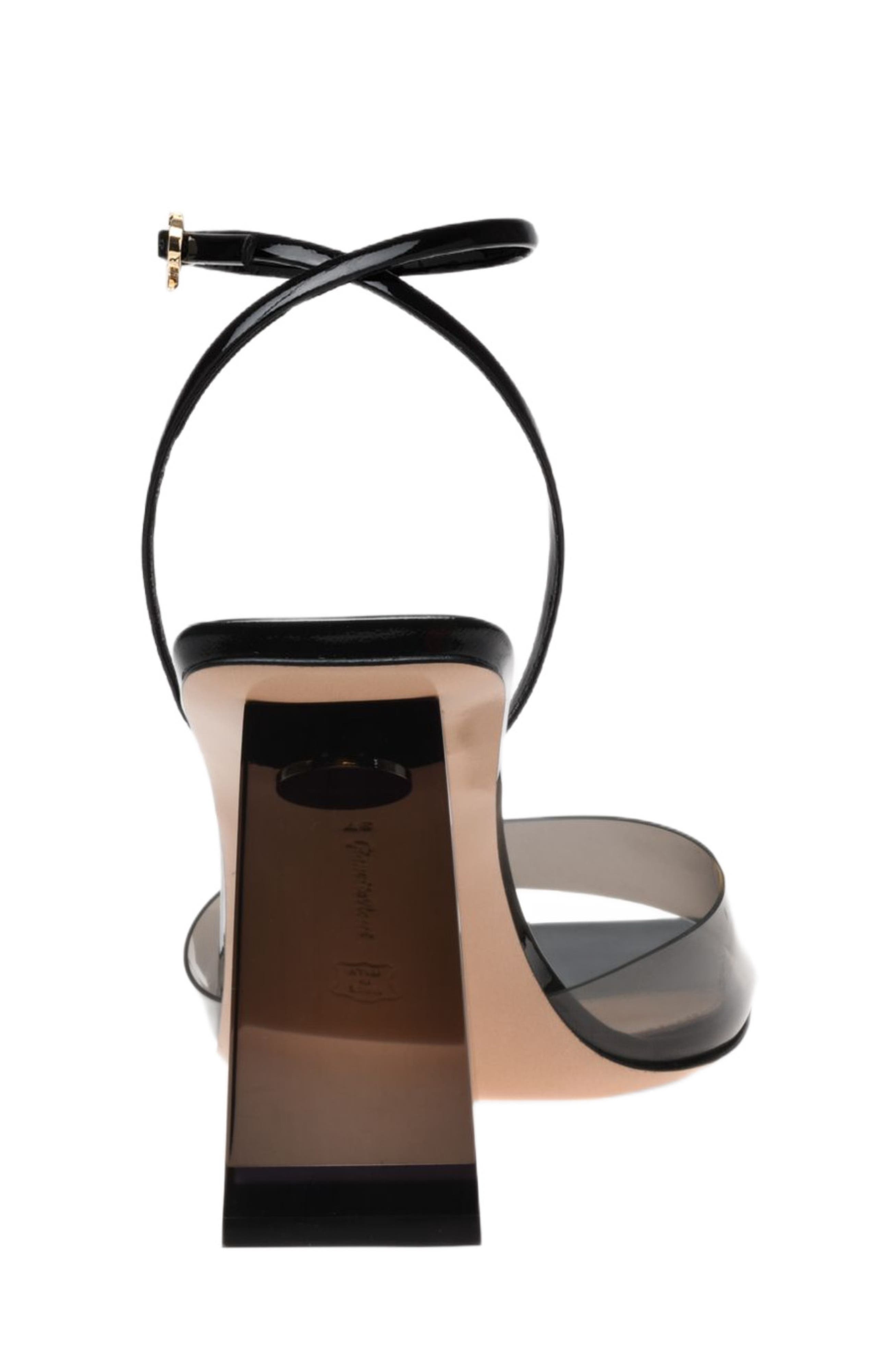 Gianvito Rossi Cosmic Sandal 85 Sandals, Alternate, color, Black