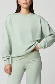 Florence by Mills Oversize Sport Sheen Crewneck Sweatshirt