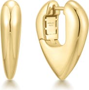 ANIA HAIE Puffy Shield Hoop Earrings