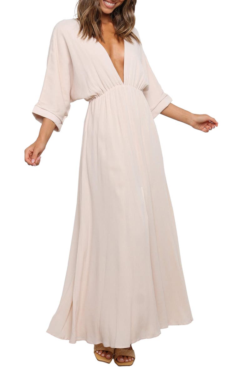 Petal & Pup Bayview Slit Maxi Dress, Main, color, 