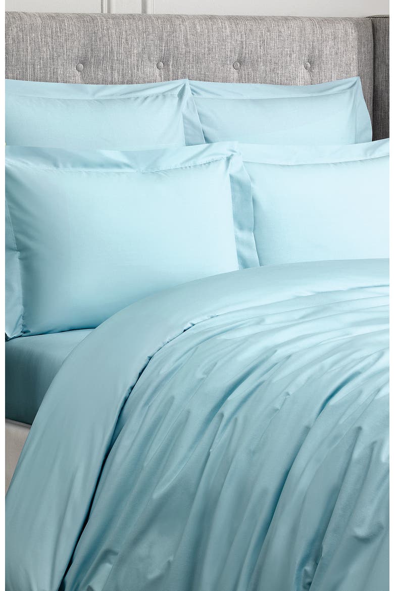 Royal Duvet Cover, Alternate, color, Sky Blue