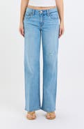 DAZE Keeper Distressed Straight Leg Jeans