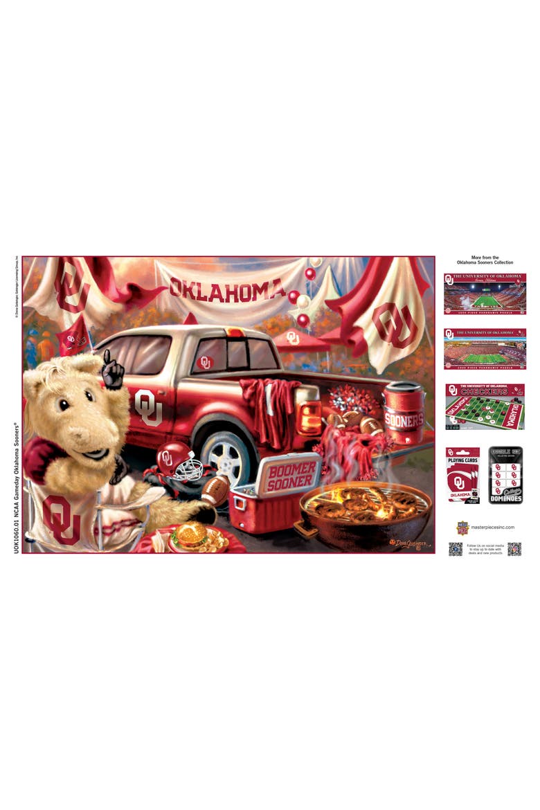 Oklahoma Gameday 1000 Piece Puzzle, Alternate, color, Multicolor