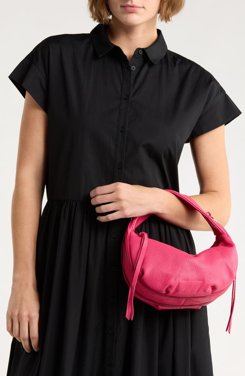 AIMEE Starlight Top Handle Leather Bag, Alternate, color, Raspberry Sorbet