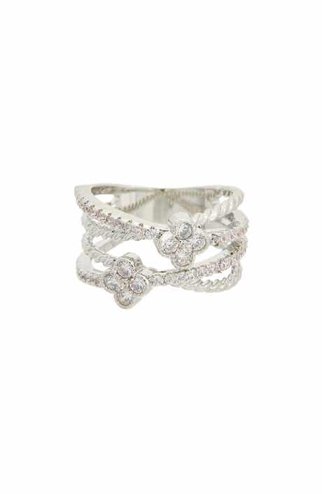 Juvell Cubic Zirconia Multiband Ring