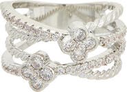 Juvell Cubic Zirconia Multiband Ring
