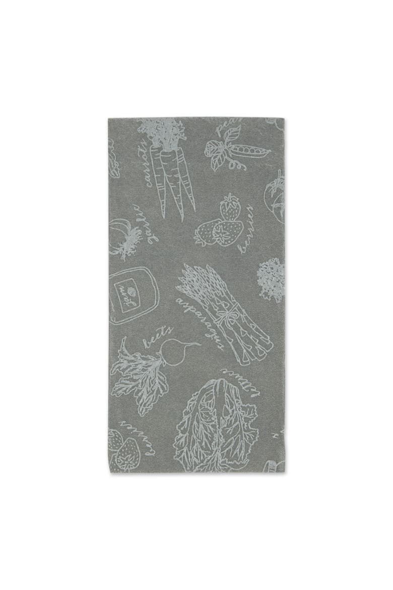 Reusable Market Print Fridge Liner Set/6, Alternate, color, Gray