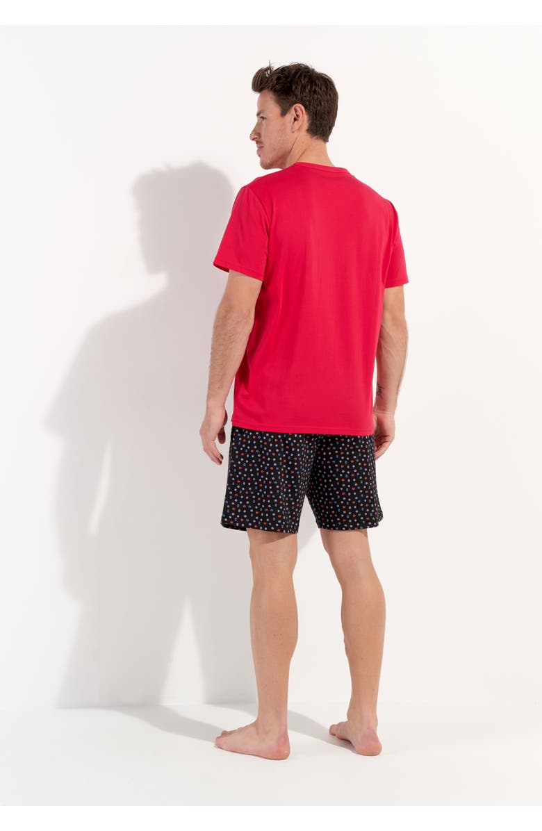 HOM Charli Short Sleepwear, Alternate, color, Black Print