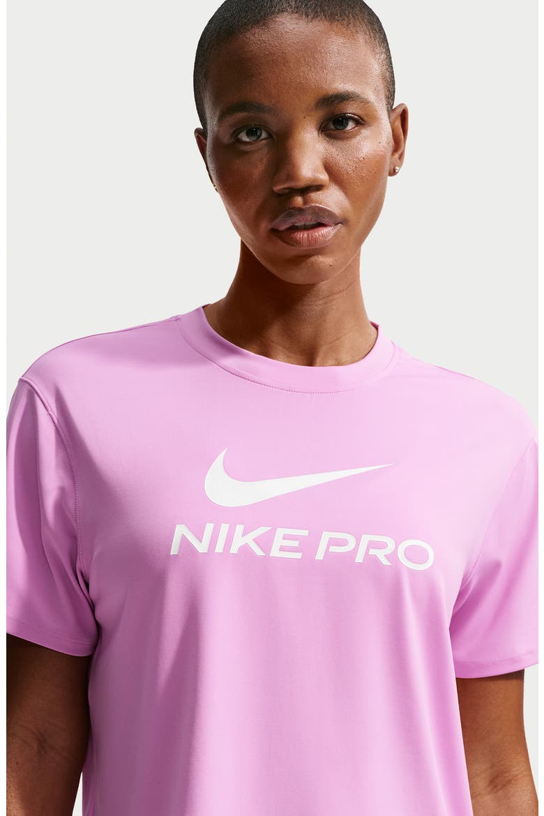 Pro Dri-FIT T-Shirt, Alternate, color, LIGHT MAGENTA/ WHITE