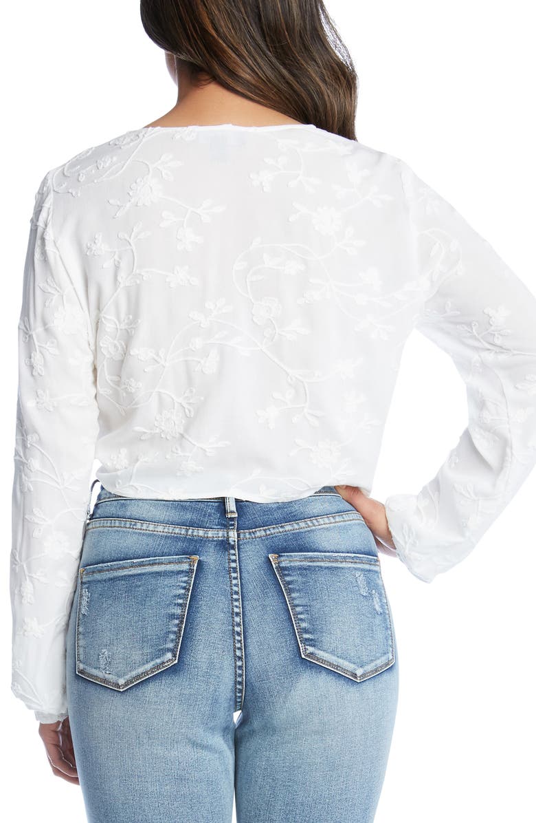 Karen Kane Tie Front Top, Alternate, color, 