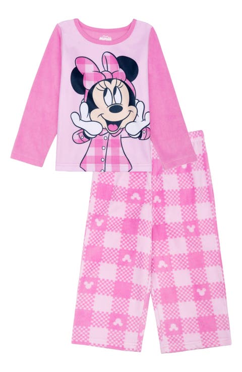 Kids' Minnie Mouse Microfleece Two-Piece Pajama Set